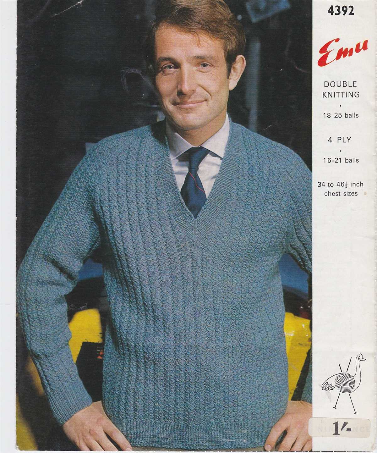 Mens sweater knitting pattern pdf