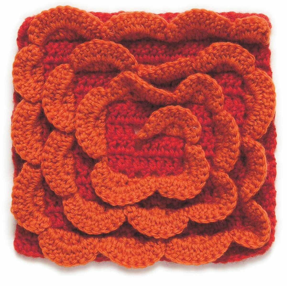 Spiral knitting pattern