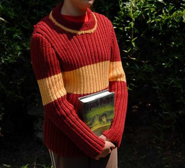 Harry potter quidditch sweater knitting pattern