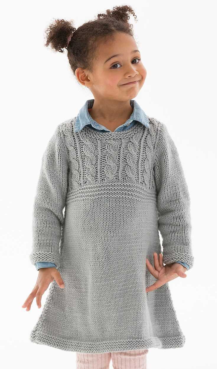 Jumper dress knitting pattern