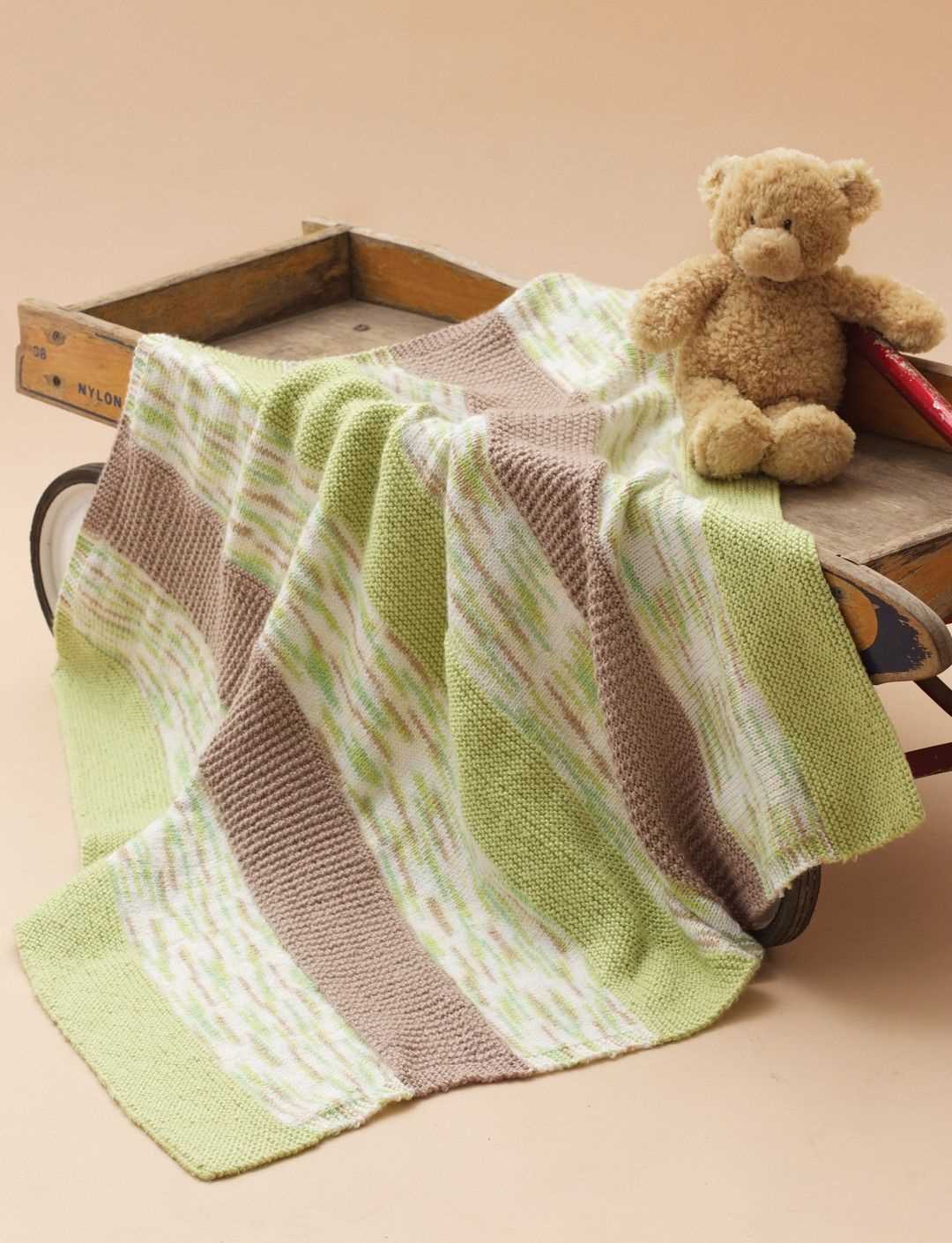 Free knitted baby blanket pattern