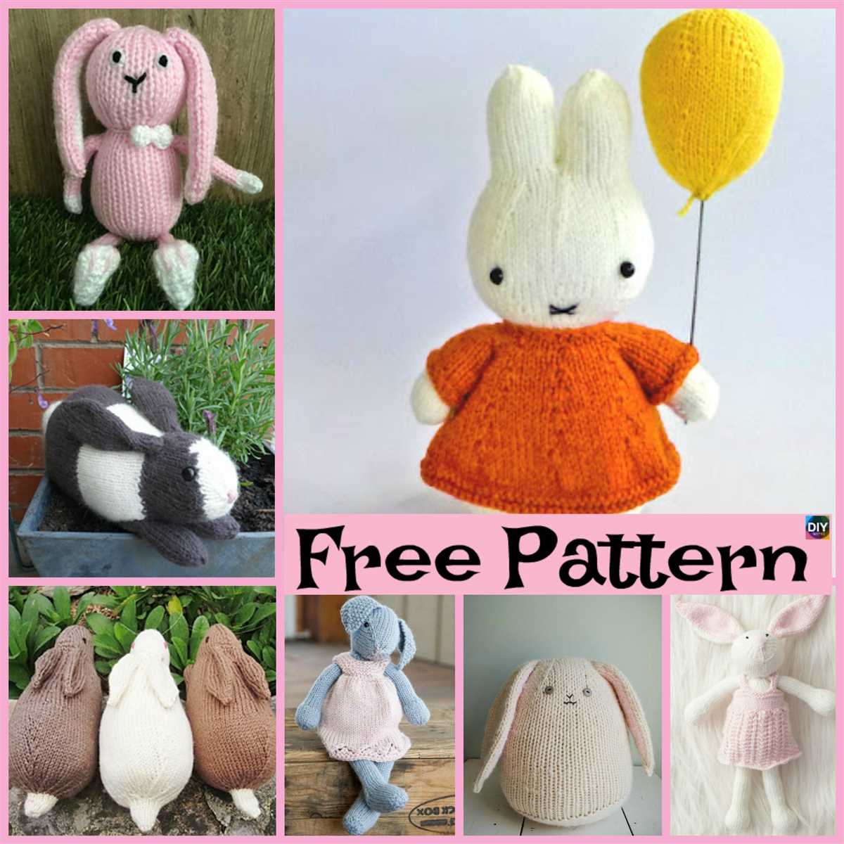 Free knitted bunny patterns