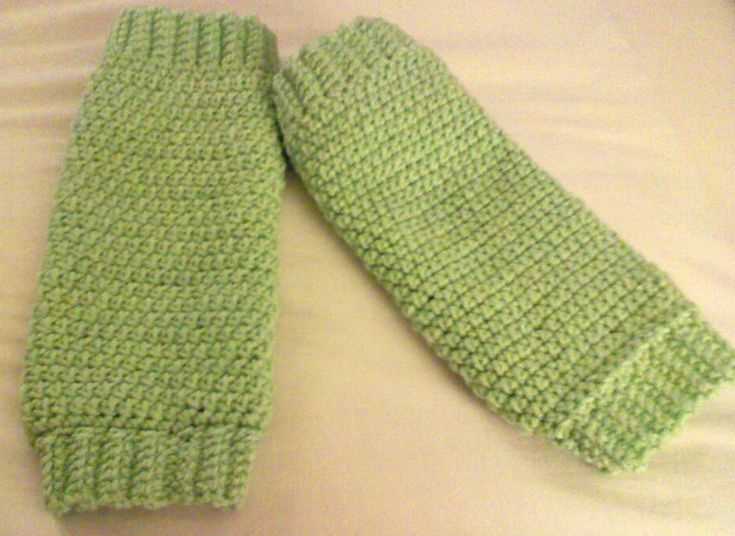 Free knitted knee warmer pattern