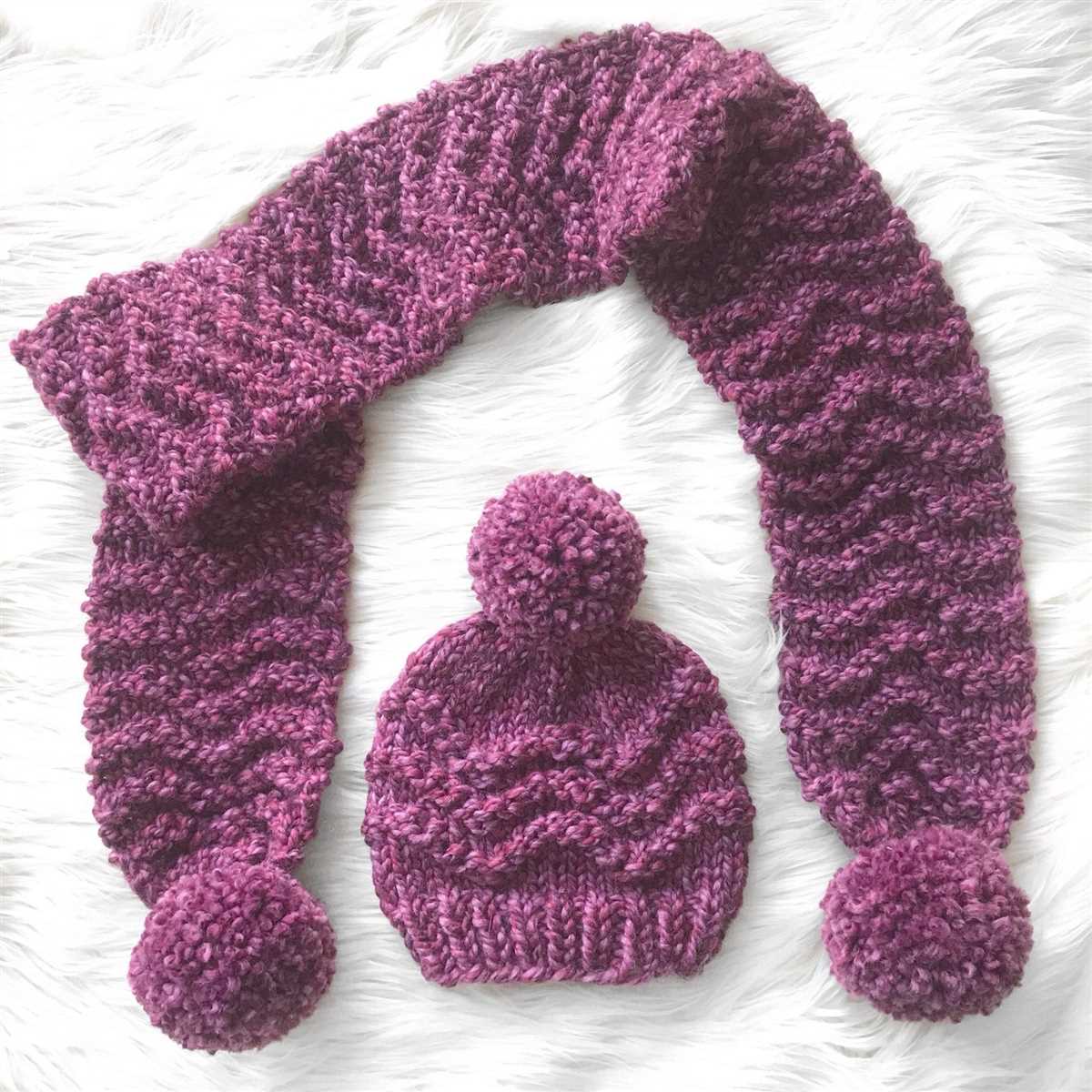 Free knitted scarf pattern for child