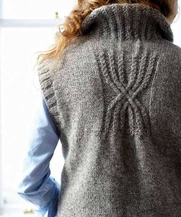 Free knitting pattern for cardigan with pockets