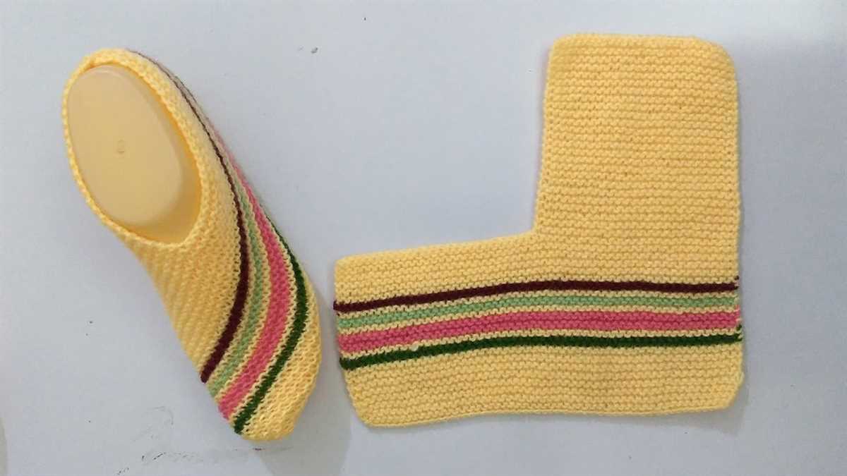Free knitting pattern for ladies slippers