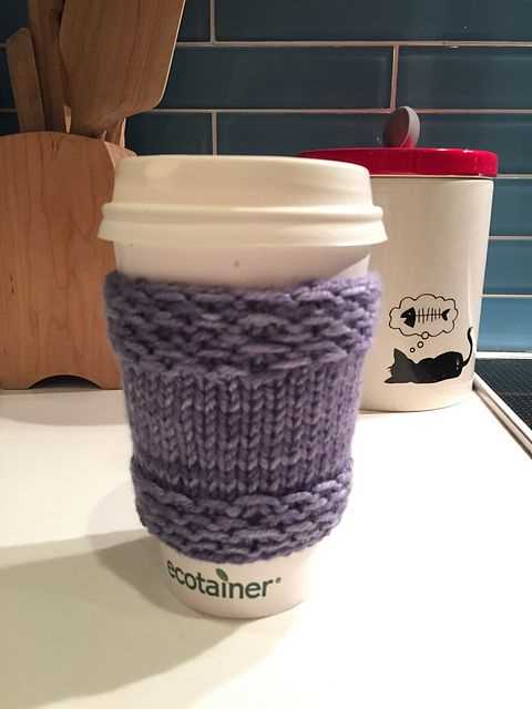 Free knitting patterns for coffee cup cozies