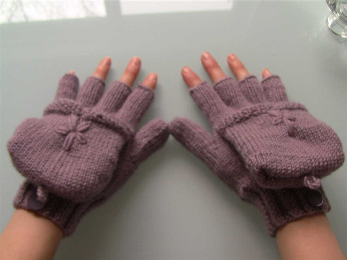 Free knitting patterns for fingerless mittens on 2 needles