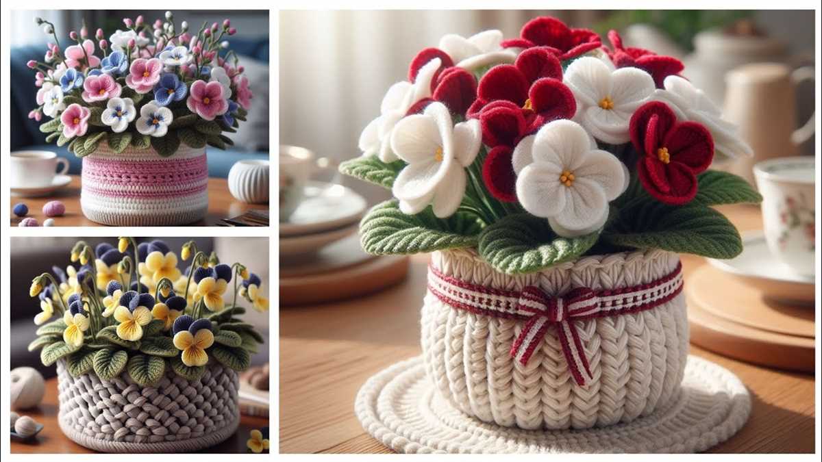 Free knitting patterns for flowers downloads