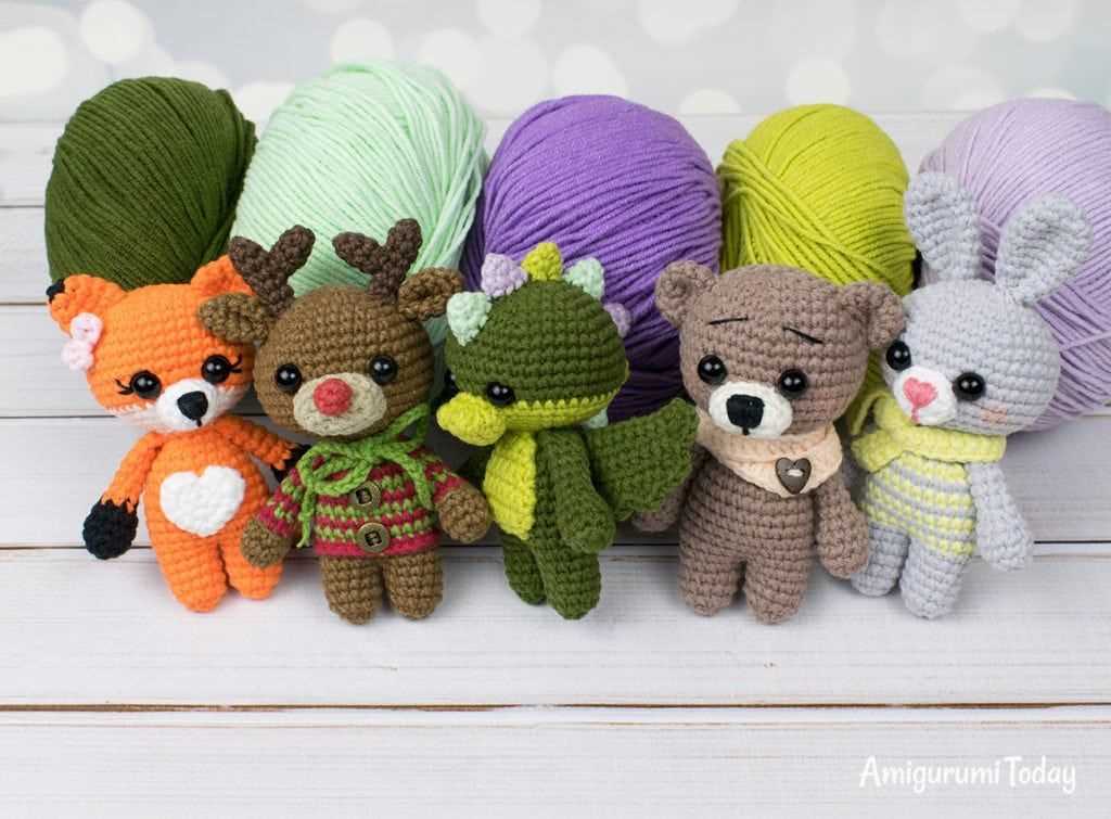 Free knitting patterns for tiny animals