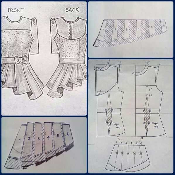 Pattern drafting for knit fabrics
