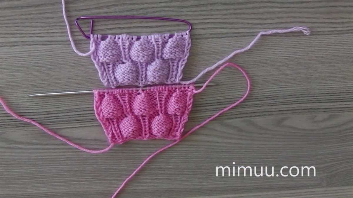 Strawberry knit pattern