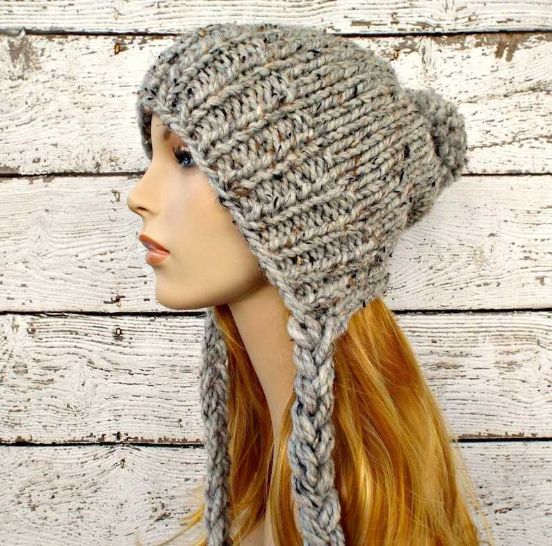 Stylish and cozy - Create your own free pattern for a slouchy hat using a loom Free loom knit slouchy hat pattern