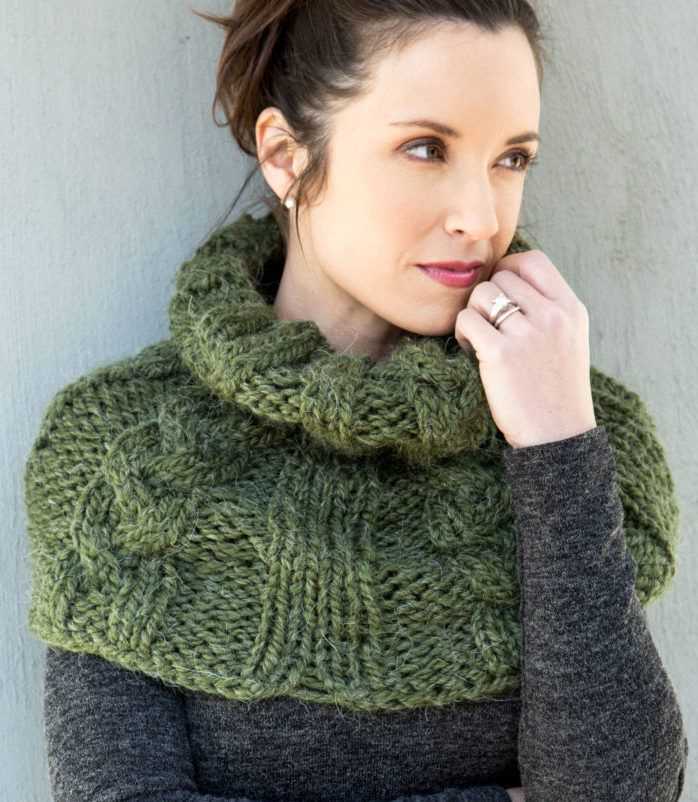 Bulky yarn cowl knitting patterns free