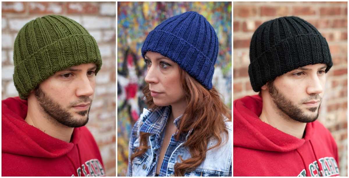 Free men's hat patterns knitting