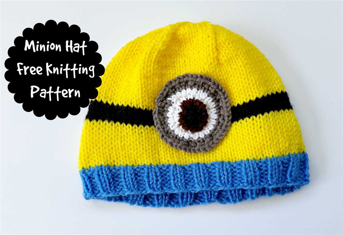 Free minion knitting pattern