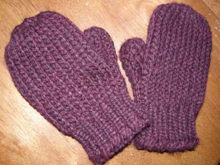 Free mittens knitting pattern easy
