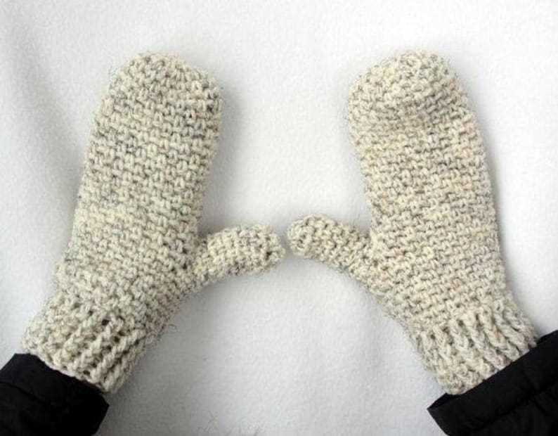 Free mittens knitting pattern easy