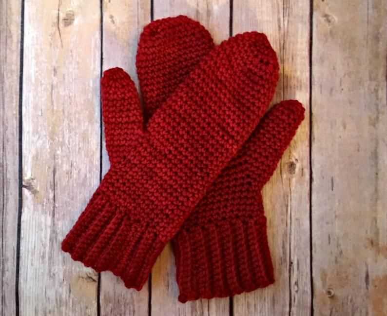 Free mittens knitting pattern easy