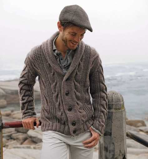 Mens jacket knitting pattern