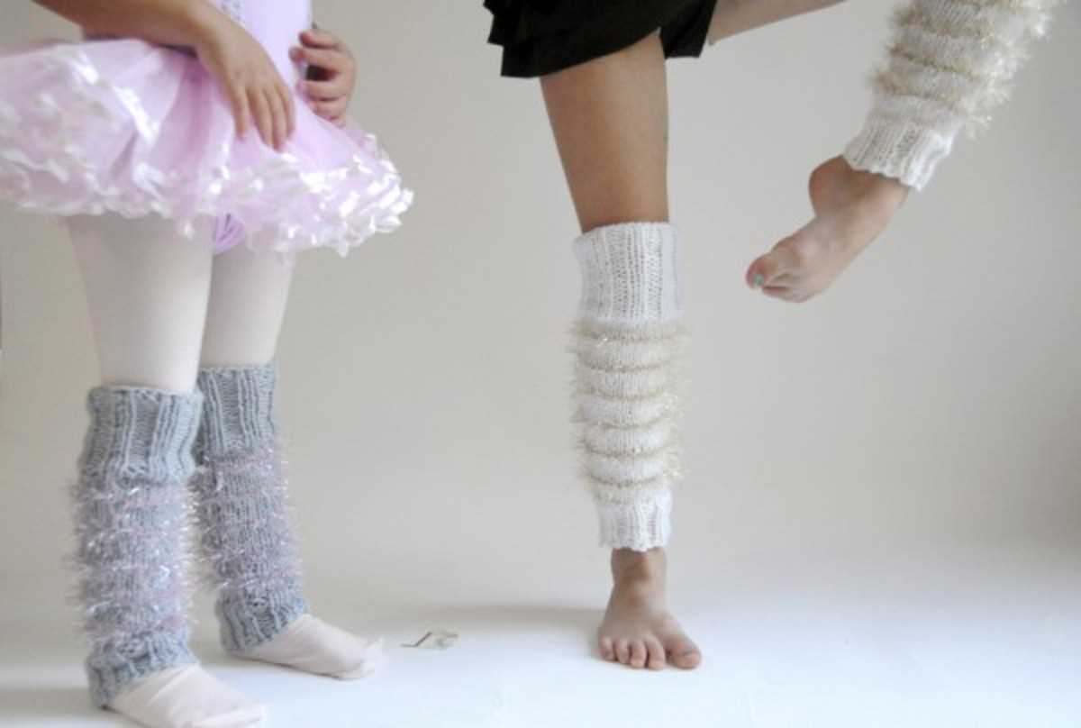 Yoga leg warmers knitting pattern