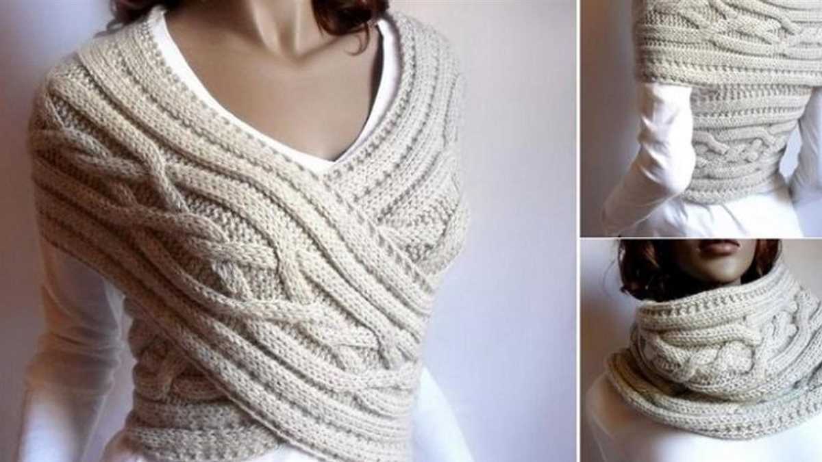 Cable knit neck warmer pattern