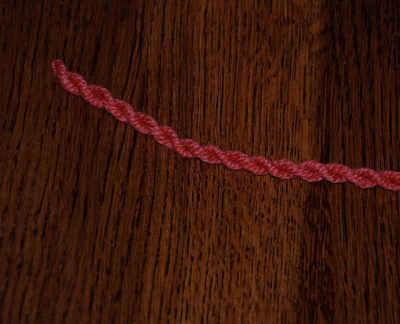 Twisted yarn patterns in knitting