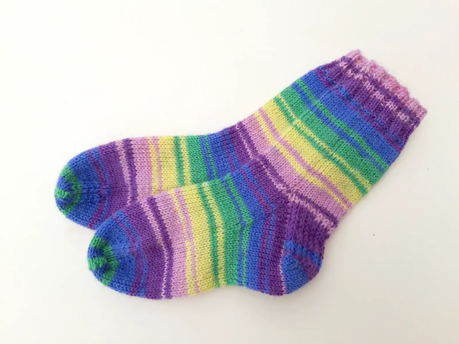 Knit Beautiful Socks with our Complimentary Pattern - Two Circular Needles Method Free pattern for knitting socks on two circular needles
