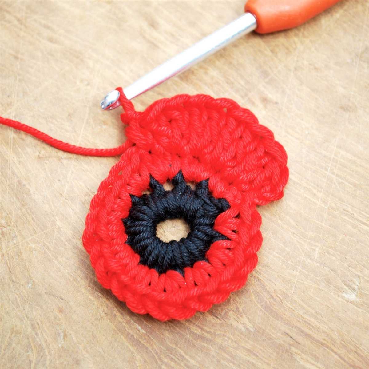 Free poppy knitting pattern