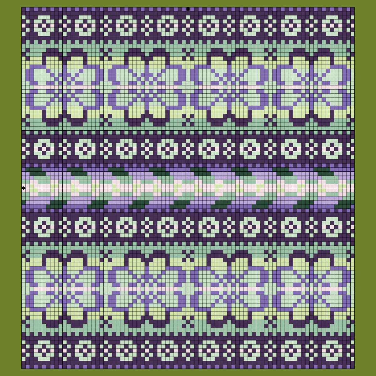 Norwegian fair isle knitting patterns