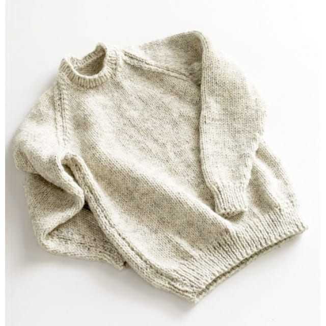 Knit sweater pattern straight needles