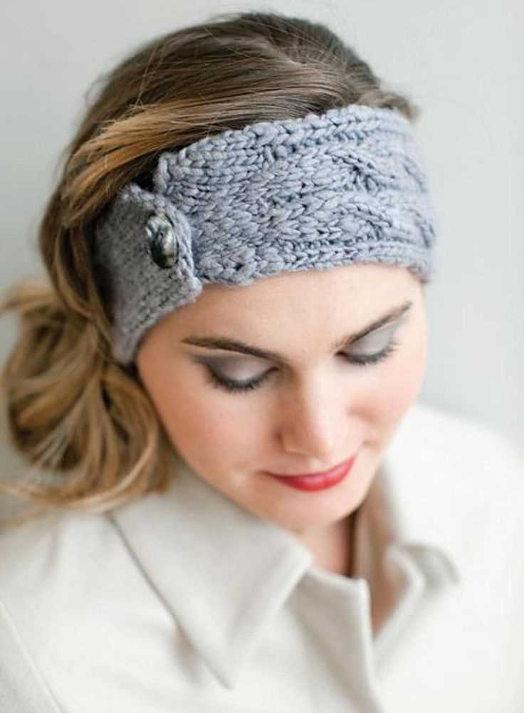 Knit winter headband pattern