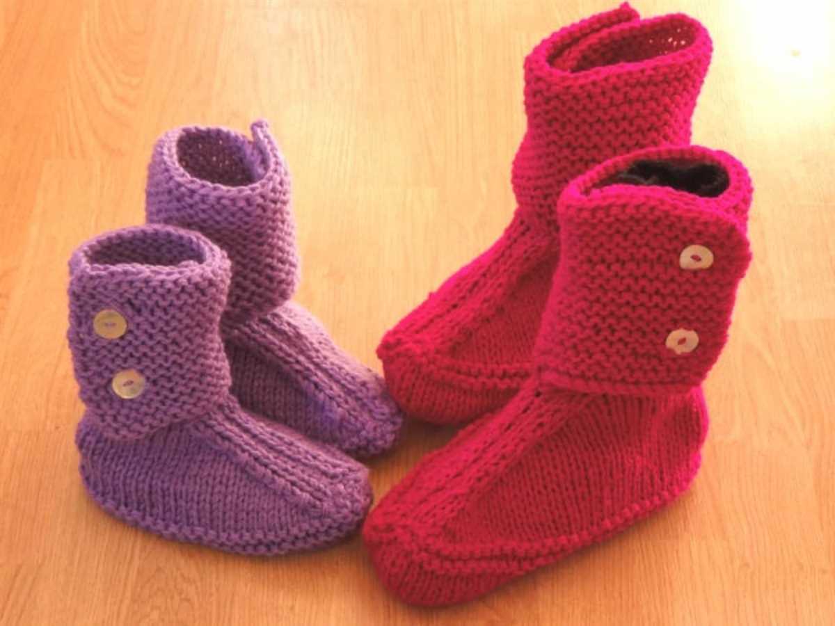 A Cozy Guide to Crafting Your Own Family Slippers Family slippers knitting pattern