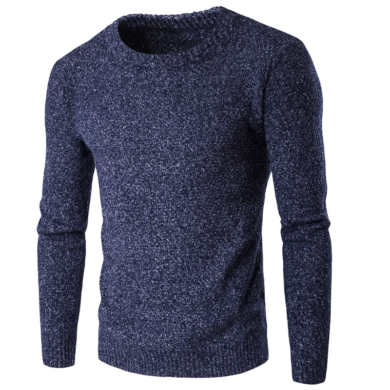 Simple crew neck sweater knitting pattern