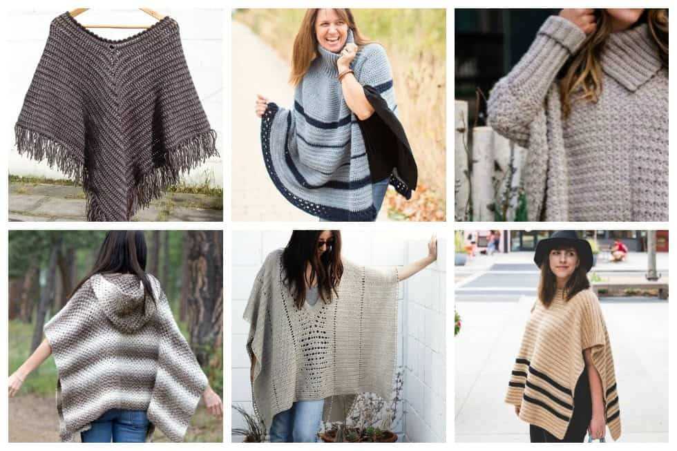 Double knit poncho pattern