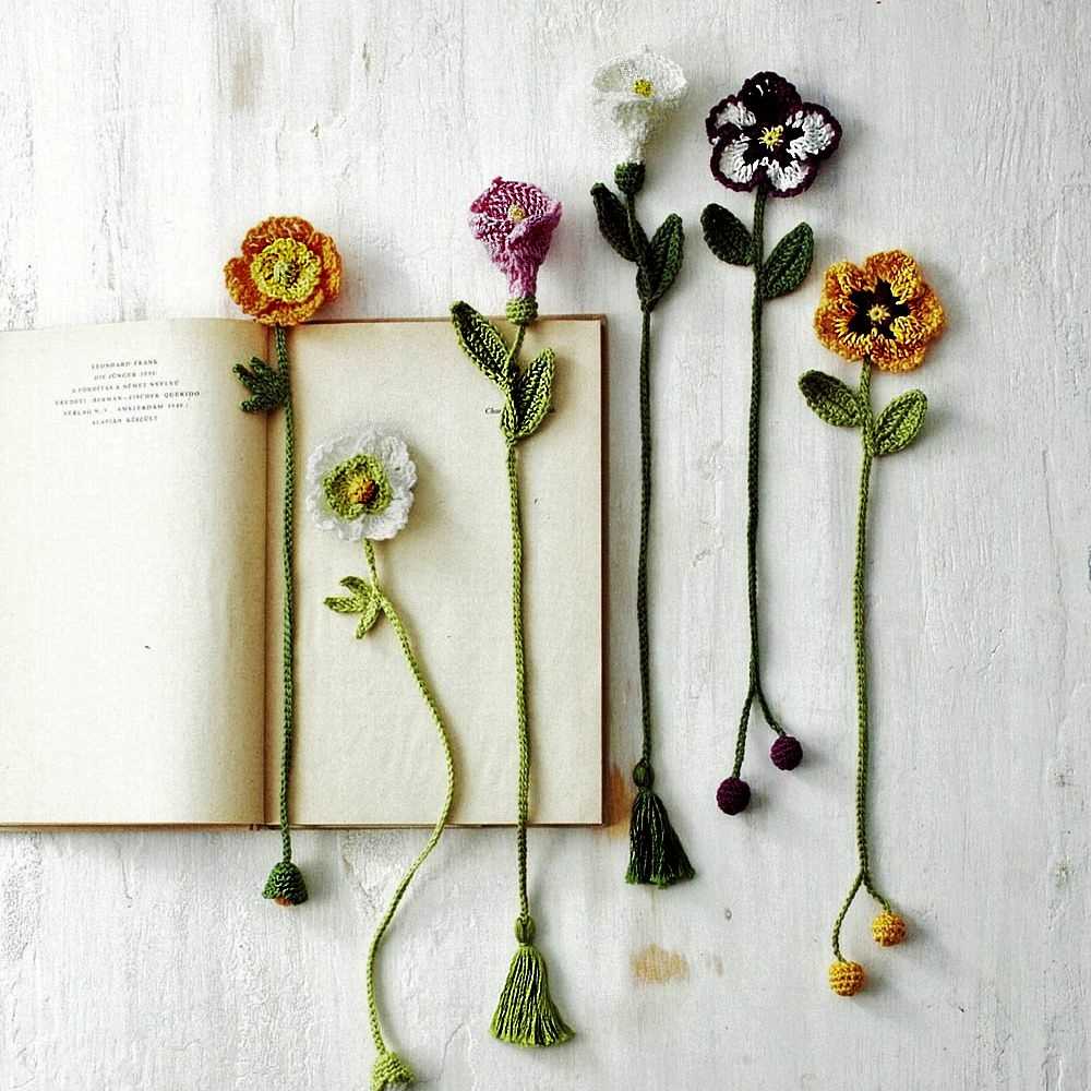 Knitted bookmarks patterns
