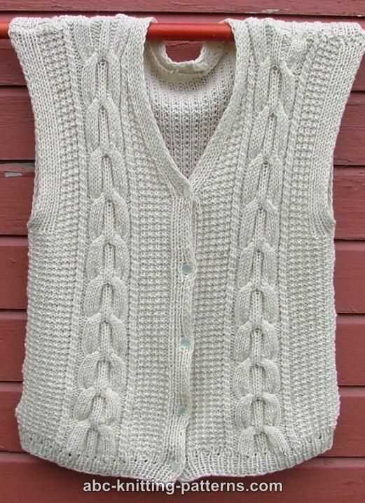 Free vest patterns to knit