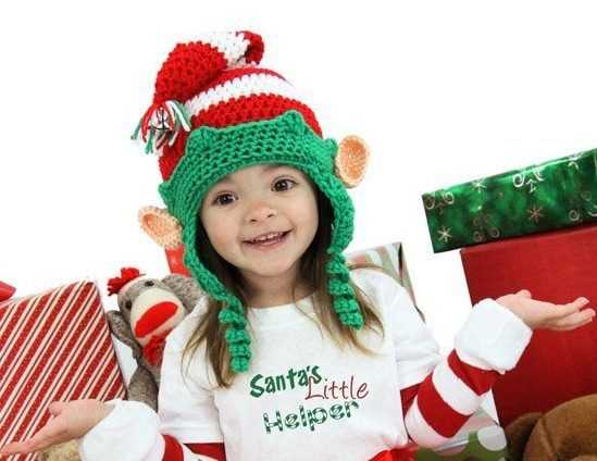 Knitted elf hat pattern for adults
