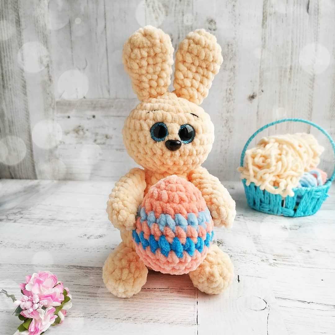 Free knitting pattern easter bunny