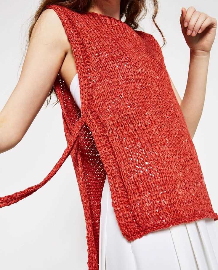Knit vest top pattern