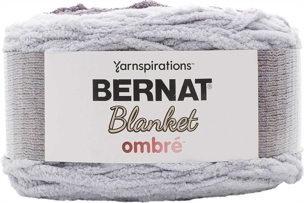 Bernat blanket ombre patterns knit