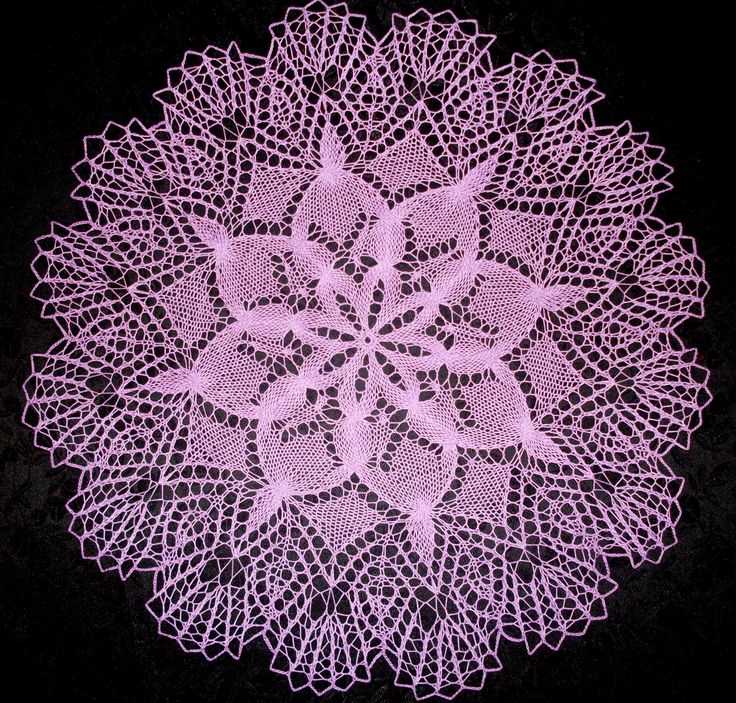 Easy knitted doily patterns