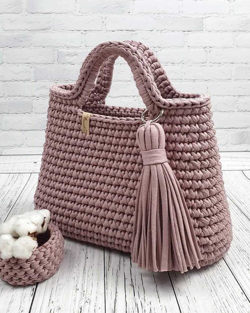Knitting patterns bags and purses