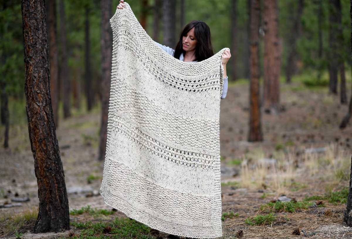 Easy knit blanket patterns free