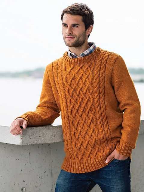 Mens cable knit sweater pattern free