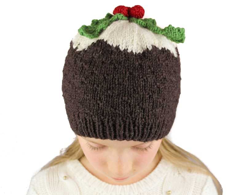 Free xmas pudding knitting pattern