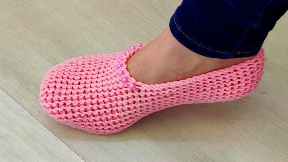 Pattern for knitted slippers free