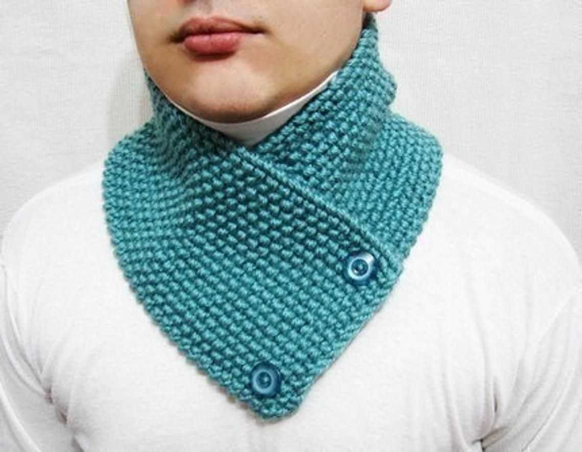 Neck scarf knitting pattern