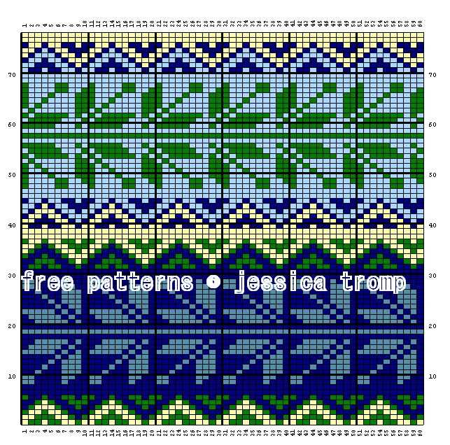 Norwegian fair isle knitting patterns