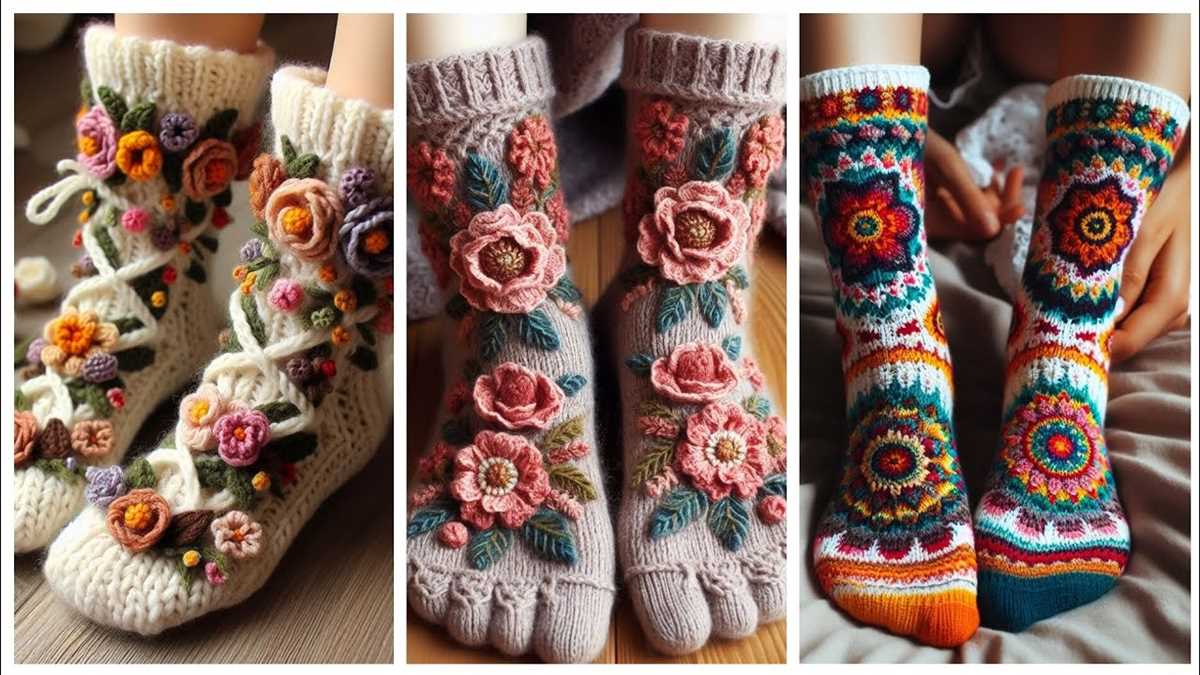 Jelly roll knit sock pattern